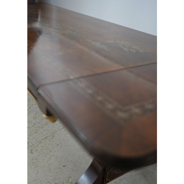 Brown Hekman Chinoiserie Decorated Dropleaf Coffee Table For Sale - Image 8 of 17
