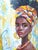 Textile Iryna Kirichenko Woman Impressionism - Original Acryl Painting on Canvas For Sale - Image 7 of 8