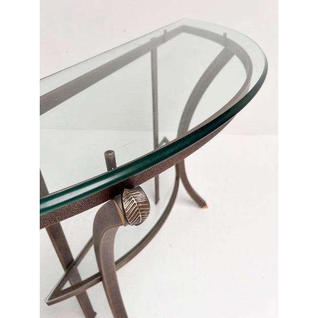 Metal Art Deco Side Table by Pierre Vandel, 1960s For Sale - Image 7 of 12