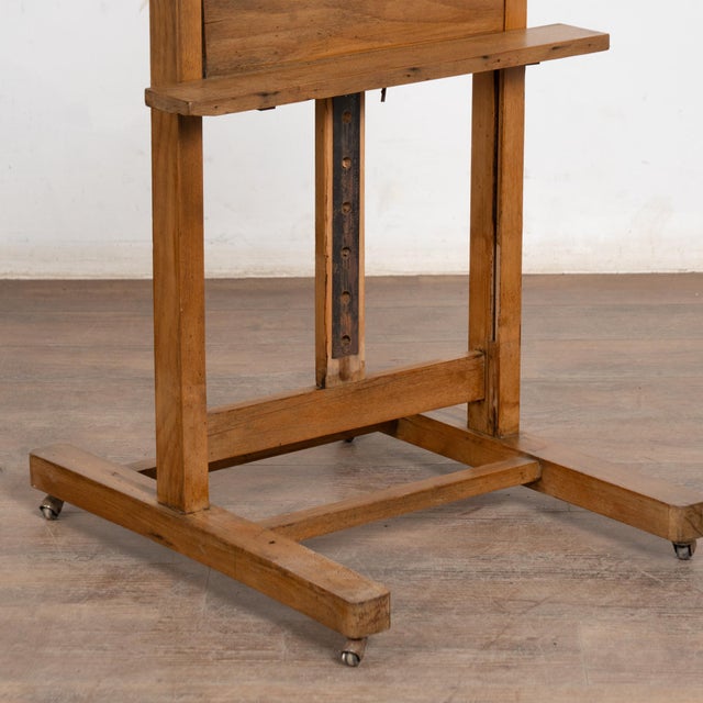 Late 19th Century Antique Wood Painter's Easel For Sale - Image 11 of 12