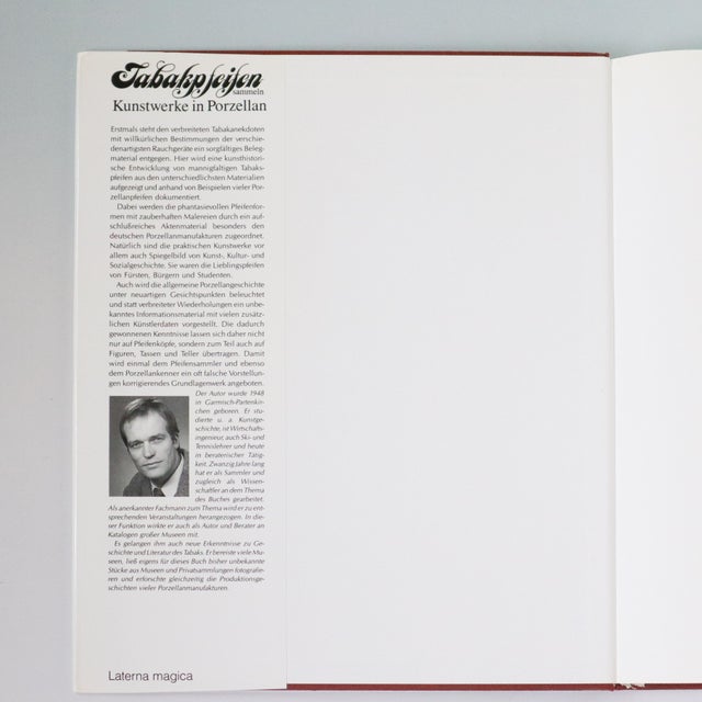 Paper Tabakpfeifen Sammeln: Kunstwerke in Porzellan 1989 German Porcelain Tobacco Pipes Reference Book by Walter Morgenroth For Sale - Image 7 of 12