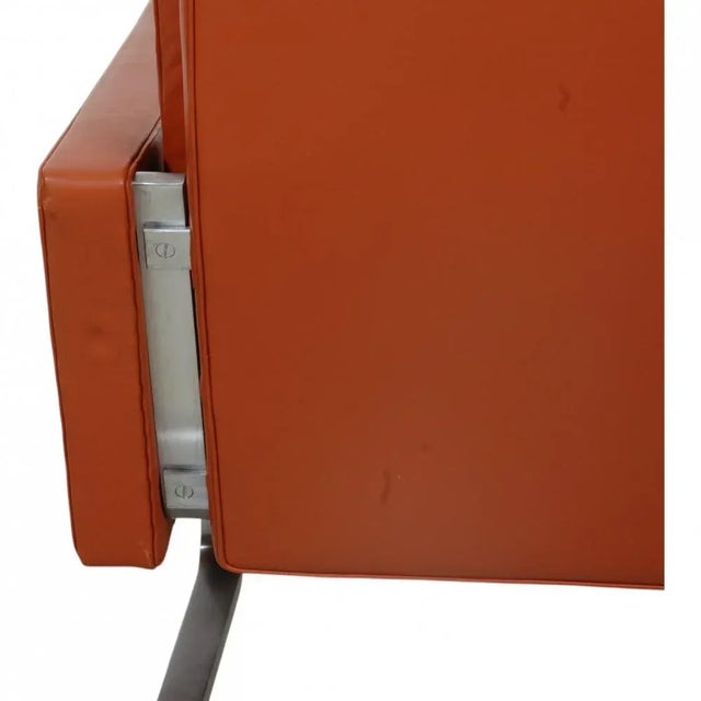 PK-31/1 Lounge Chair in Terracotta Leather by Poul Kjærholm, 1980s For Sale - Image 9 of 18