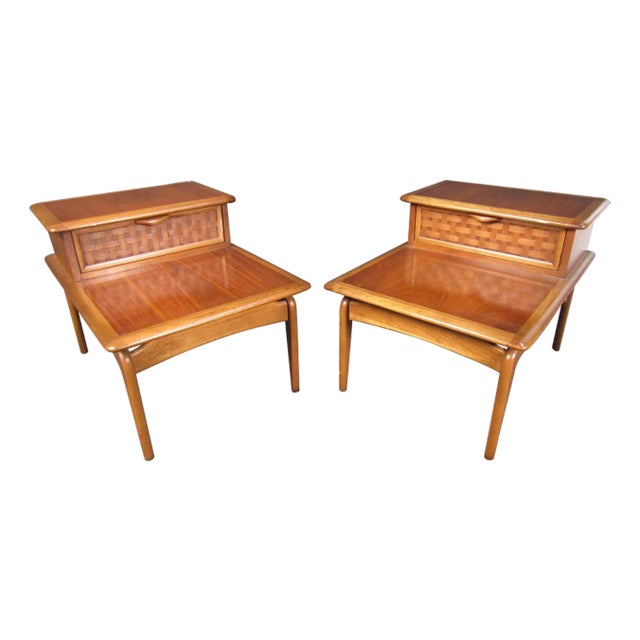 1960s Vintage Warren Church Side Tables by Lane - 2 Pieces For Sale