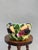 Vintage Majolica Toucan Sculptural Bowl — Tropical Leaf Surround, Hand Painted For Sale In Miami - Image 6 of 7