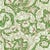 Morris & Co Bachelors Button Wallpaper in Leaf Green/Sky For Sale