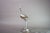 Gold Art Deco Silver-Toned Crane Bird Sculpture with Brass Accents, 1960s For Sale - Image 8 of 11