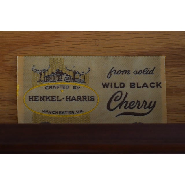 Henkel Harris Cherry 3 Drawer Sofa Table For Sale - Image 18 of 18
