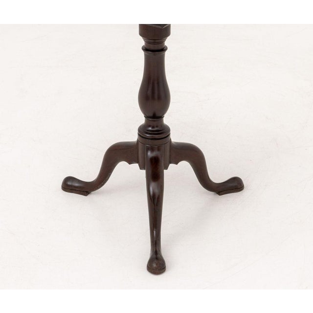 Late 19th Century George III Style Mahogany Tripod Table For Sale - Image 5 of 8