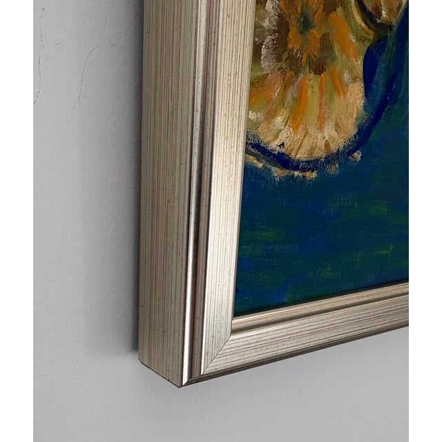“Blazer Bouquet” Oil on Linen by Nancy M. Vignola - For Sale In Providence - Image 6 of 7