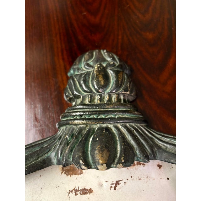 Bronze Pair of Danish Art Deco Wall Sconces For Sale - Image 8 of 9