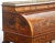 Gold Sheraton Revival Marquetry Inlaid Cylinder Desk For Sale - Image 8 of 18
