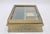French Antique French Golden Gilt Wooden Keepsake Box With Glass Lid For Sale - Image 3 of 12