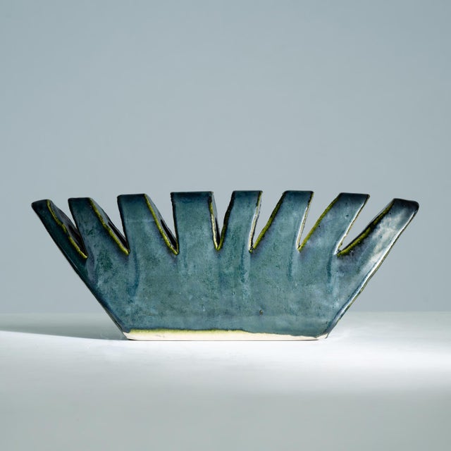 Kasper mobach crown sculptural ceramic vessel, netherlands, 1990s unique kasper mobach crown sculptural ceramic vessel,...