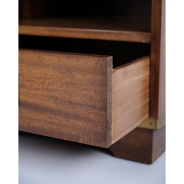 Bedside Tables in Mahogany with Leather Top by Bevan Funnell, 1960s, Set of 2 For Sale - Image 14 of 15