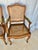 Early 20th Century French Louis XV Walnut and Caned Armchairs - a Pair For Sale - Image 4 of 11