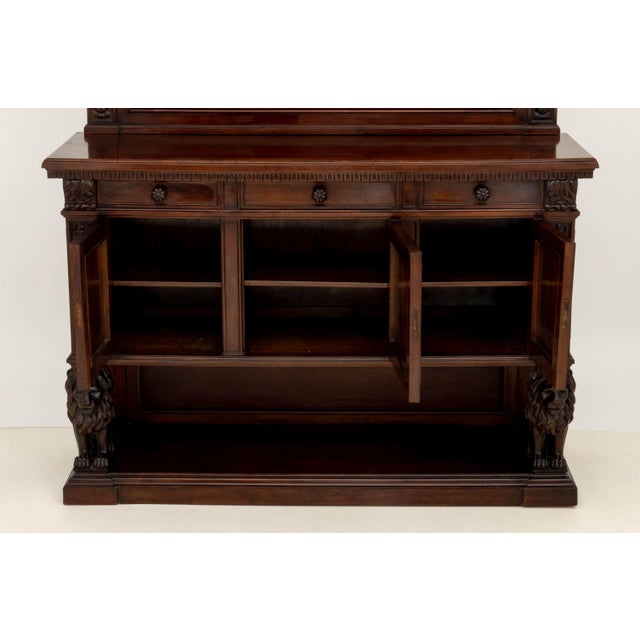 Early 20th Century Renaissance Revival Carved Walnut Sideboard For Sale - Image 5 of 15