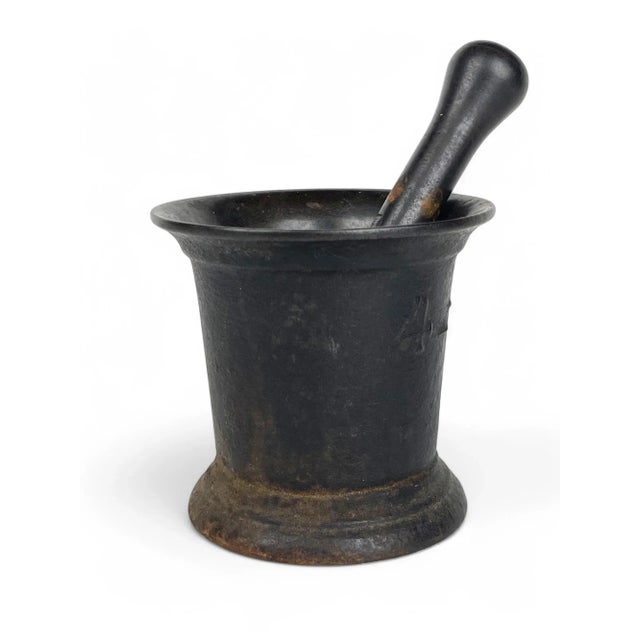A 19th Century Mortar & Pestle. In the 19th Century, mortars and pestles were primarily used by apothecaries and...