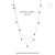 Celestial 2.84ct Sapphire & Diamond Double-Layer Star Station Necklace 14k Gold For Sale - Image 12 of 17