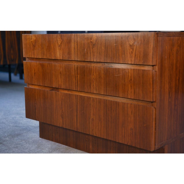 1960s Scandinavian Wooden Chest of 3 Drawers, 1960s For Sale - Image 5 of 13