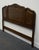 Davis Cabinet Company Davis Cabinet Solid Walnut Country French Provincial Style Queen Size Headboard For Sale - Image 4 of 7
