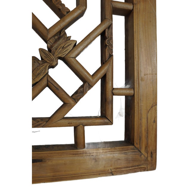 Antique Transom Window in a Geometric Design For Sale - Image 9 of 11