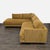 This West Elm sectional sofa features a modern L-shape design in a stylish mustard yellow velvet fabric. The seat and back...