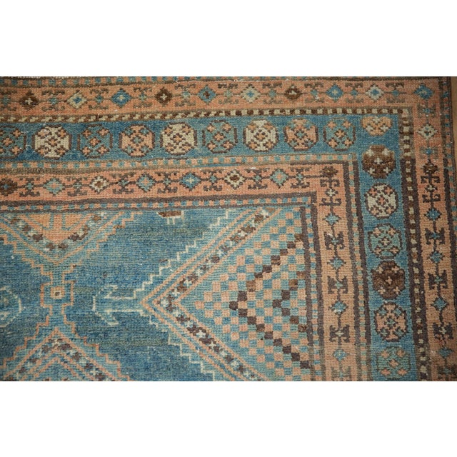 1930s Vintage Persian Malayer Diamond Medallion Wool Runner For Sale - Image 11 of 12