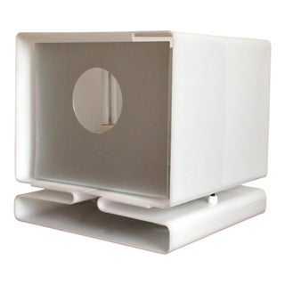 Lamp in Methacrylate and Aluminum from MOINIER Créations, 1970s For Sale