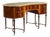 Edwardian Flame Mahogany Kidney-Shaped Writing Desk, 1900 For Sale