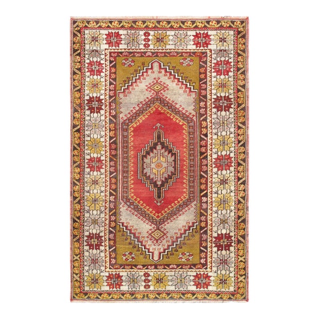 Pasargad Home Antique Turkish Sivas Area Rug, 3'10'' X 6' 0'' For Sale