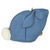 Loewe Blue Calfskin Shearling Mini Bunny Crossbody For Sale - Image 4 of 8