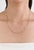 This slices station necklace features 4.27 carats of natural uncut diamond in mixed shapes, set in 18K yellow gold. Each...