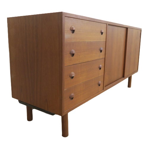 Teak Sideboard from Hornslet Møbelfabrik, Denmark, 1960 For Sale