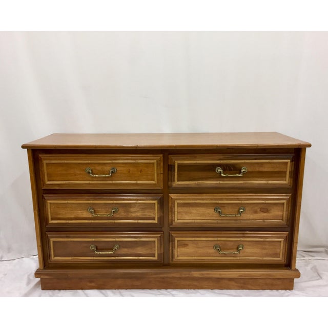 Vintage Faux Bamboo Dresser Chairish