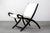 Wood Ninfea Folding Armchair in Wood and Fabric by Fratelli Reguitti, 1950s For Sale - Image 7 of 7