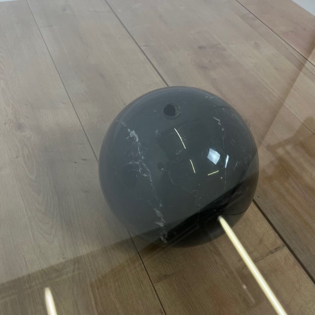 Asymmetrical Coffee Table in Glass and Marble from Roche Bobois, 1980s For Sale - Image 15 of 18