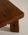 Wood Brutalist Oak Side Table with Wooden Pins, 1960s For Sale - Image 7 of 8