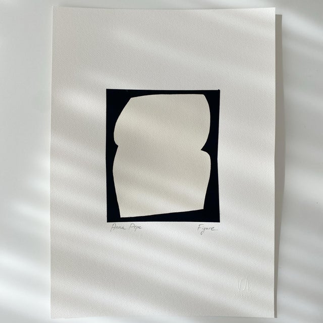 2020s Original Gouache Painting "Figure 01" For Sale - Image 5 of 7
