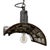 Metal Vintage Industrial Mirrored Pendant Light by Esla, 1920s For Sale - Image 7 of 17
