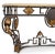 Italian Large Scale Italian Gilt Iron Iron Wall Mounted Console Table With Stone Top For Sale - Image 3 of 9