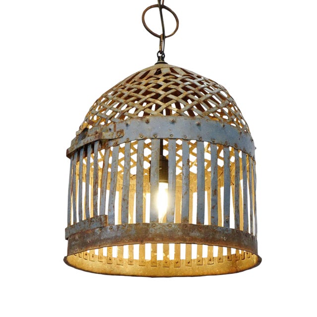 Basket Cage Lantern For Sale