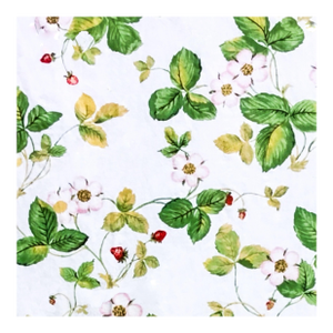 Schumacher X Wedgewood Wild Strawberry Wallpaper, Wedgewood Collection, 1972