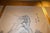 1910s Early 20th Century Japanese Chinese Asian Calligraphy Hand Painted Six Panel Paper Screen Folding Byobu For Sale - Image 5 of 10