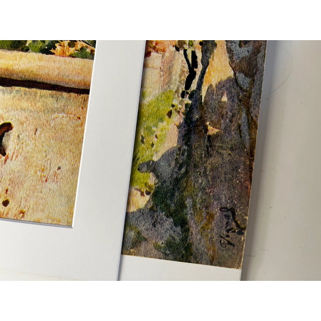 1926 the Forum Rome Italy Print For Sale - Image 4 of 4