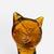 Contemporary Viking Glass Epic Amber Cat, 8” For Sale - Image 3 of 5