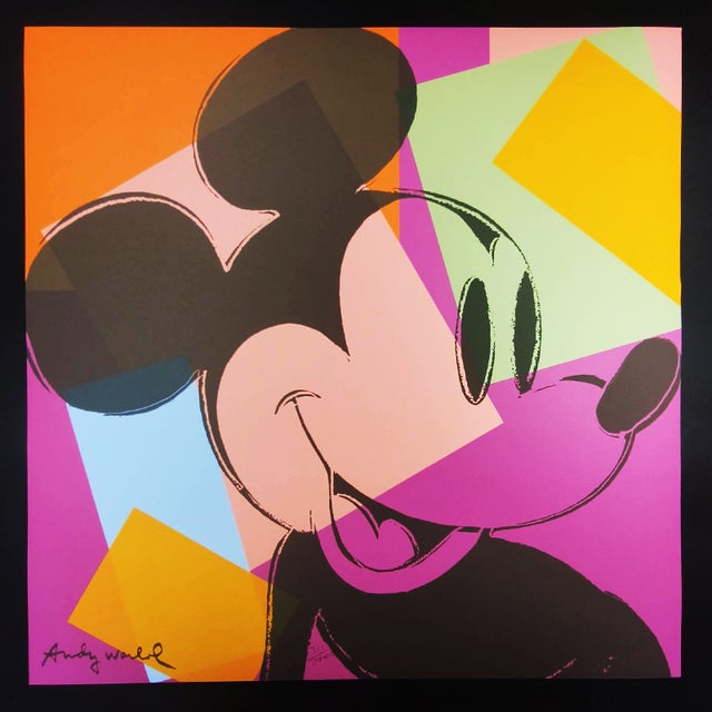 After Andy Warhol, Mickey Mouse, 1980s, Lithograph For Sale - Image 6 of 6