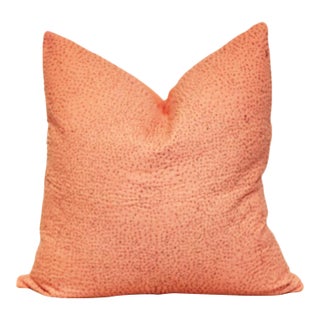 Apricot Hand-Stitched Pillow Cover For Sale