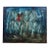Mid-Century Abstract Expressionist Oil Painting by Zvi Raphaeli With Safrai Art Gallery Provenance For Sale