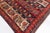 Persian Antique Persian Shiraz Red, Ivory, Black Handmade Wool Carpet For Sale - Image 3 of 9