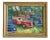 Silvio Silvestri, Listed Artist Antique Trucks Landscape Oil Painting W/ Gold Frame For Sale - Image 10 of 10